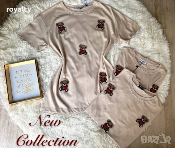 Памучни дамски тениски Различни цветове , снимка 15 - Тениски - 50405762