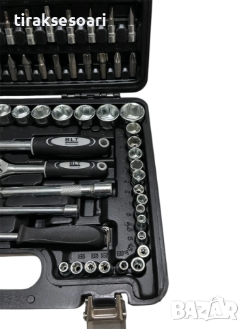 ПРОМОЦИЯ Гедоре комплект 108 части 1/4" и 3/8" BLT Werkzeuge, ключове, снимка 3 - Гедорета - 52553149