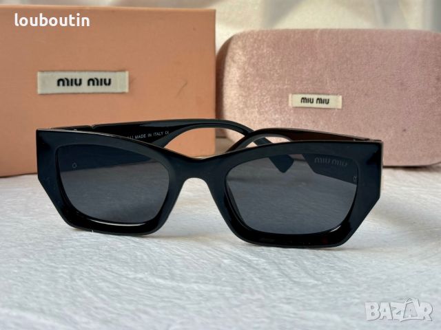 Miu 2024 слънчеви очила с лого, снимка 6 - Слънчеви и диоптрични очила - 45438551