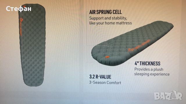 NEW! Надуваема постелка - Sea to Summit - Ether Light XT Insulated Л, снимка 1 - Надуваеми легла - 45977291