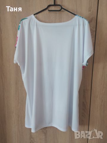 Нова Дамска блуза, къс ръкав, снимка 4 - Тениски - 45314992