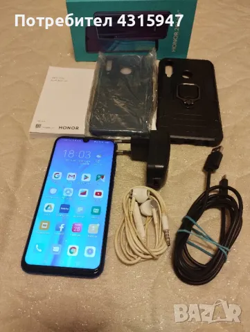 Смартфон Huawei Honor 20 Lite + 2 смарт часовника, снимка 1 - Huawei - 48877084