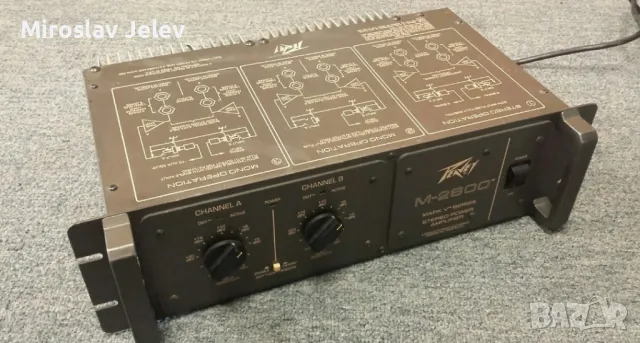 Peavey M2600 Mark Stereo Power Amplifier 

, снимка 2 - Ресийвъри, усилватели, смесителни пултове - 46961499