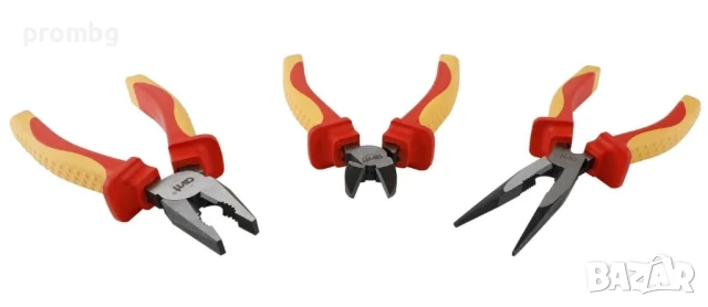 AVIT клещи 1000 V, секачки, дълги челюсти, комбинирани, Германия, снимка 3 - Клещи - 50784678