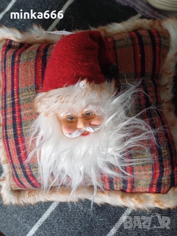 Коледна възглавница , снимка 2 - Възглавници - 52375459