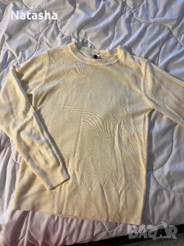 Пуловер жълт