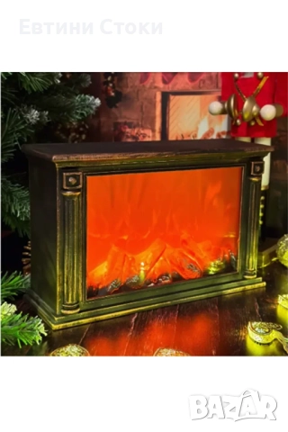 Декоративна LED камина с ефект на тлеещи въглени - уют и стил за вашия дом, снимка 4 - Декорация за дома - 51940025