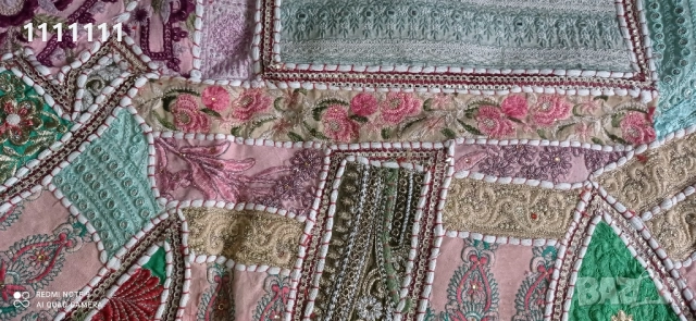 Индийски ковьор, снимка 4 - Декорация за дома - 52319302