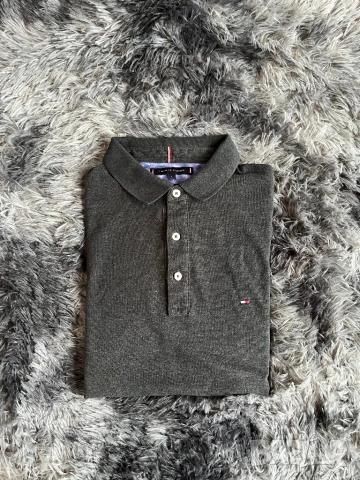Поло Tommy Hilfiger сив L 