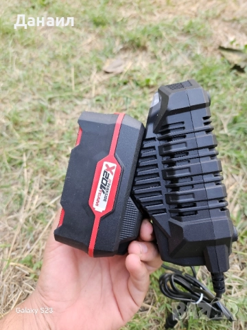 Чисто нови!Батерия 4 ah,20V и зарядно 4.5A ,20V Parkside ., снимка 2 - Винтоверти - 51489455