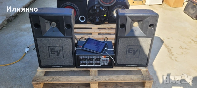 Продавам Комплект Клони 12 инча Electro-Voice S200/2x300w+Пулт с вграден Усилвател 2х300w, снимка 10 - Ресийвъри, усилватели, смесителни пултове - 53718995