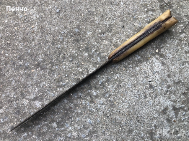 автентичен възрожденски нож /акулак/, снимка 9 - Ножове - 54206221