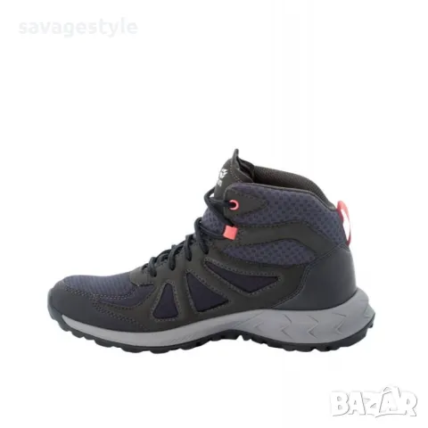 Туристически обувки JACK WOLFSKIN Woodland 2 Texapore Mid Shoes Dark Blue, снимка 5 - Дамски боти - 48022785