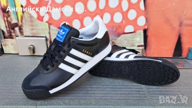 Английски оригинални полукецове естествена кожа-Adidas, снимка 2 - Кецове - 50368749