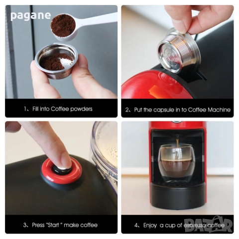 Метална капсула за Лаваца Мио / Lavazza Mio, снимка 6 - Аксесоари за кухня - 52221075