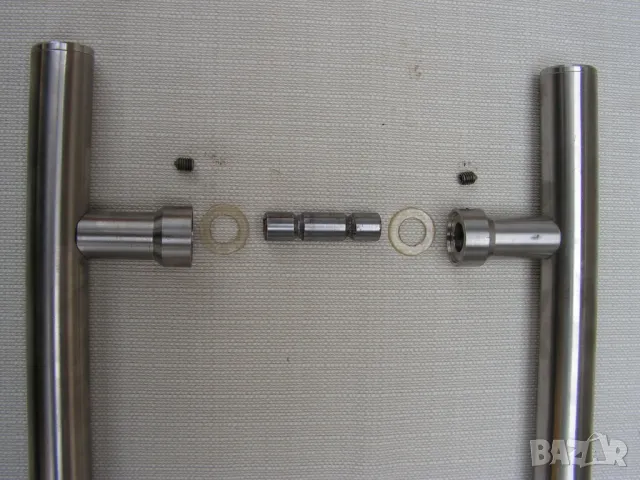 Двустранна дръжка за бутане – дърпане на стъклена или плътна врата., снимка 4 - Входни врати - 49637068