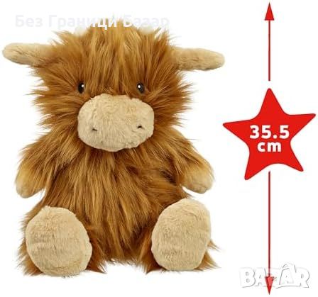 Нова Мека плюшена играчка Крава 35 см Идеална за подарък малки деца, снимка 2 - Плюшени играчки - 45864402