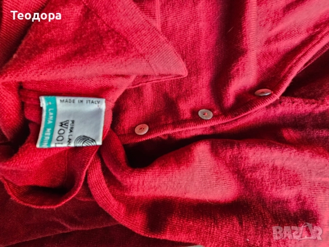 Жилетка тъмночервена , снимка 3 - Жилетки - 52743943