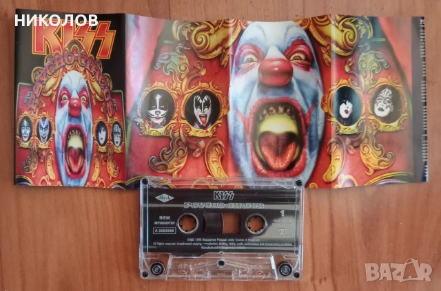 KISS - PSYCHO - CIRCUS , снимка 2 - Аудио касети - 50679287