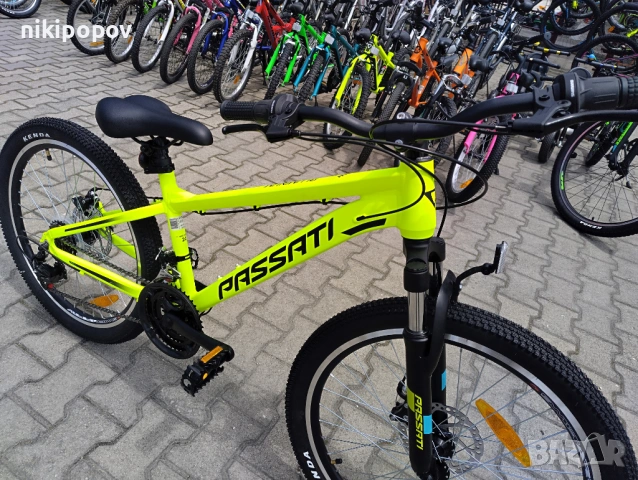 PASSATI Алуминиев велосипед 24" ALUMINIUM жълт, снимка 4 - Велосипеди - 53839198