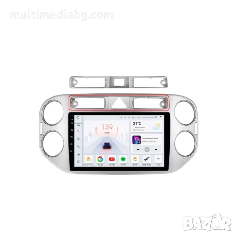 Volkswagen Tiguan 2007-2016 Мултимедия Навигация Android, снимка 2 - Аксесоари и консумативи - 51117084