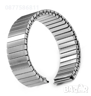 ЛАСТИЧНА ВЕРИЖКА ЗА ЧАСОВНИК ИЗВИТИ НАКРАЙНИЦИ.ЛАСТИЧНИ ВЕРИЖКИ ЗА ЧАСОВНИЦИ С ИЗВИТИ ПЛАСТИНИ., снимка 4 - Каишки за часовници - 51614572