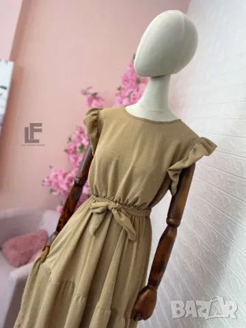 Рокля LFS Shine Bright Nude 9646  , снимка 7 - Рокли - 50434674