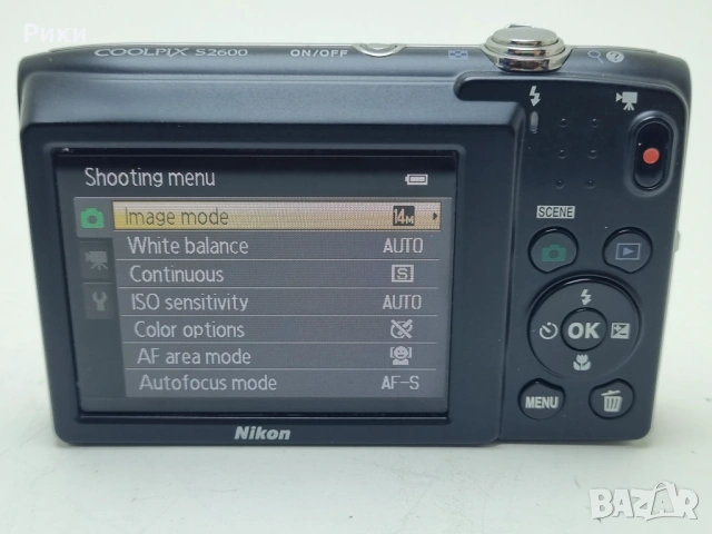 Nikon COOLPIX S2600 14.0 MP Digital Camera - Red, снимка 9 - Фотоапарати - 53804725