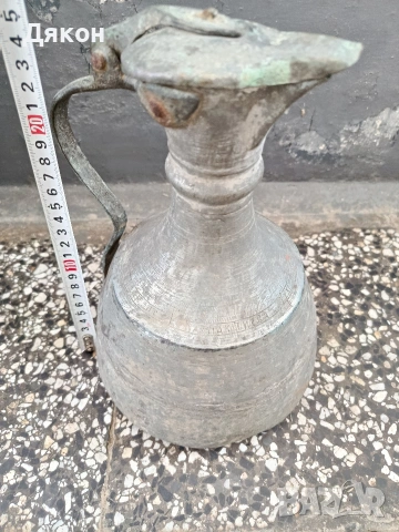 Стар меден ибрик над 100 годишен , снимка 4 - Антикварни и старинни предмети - 53922069