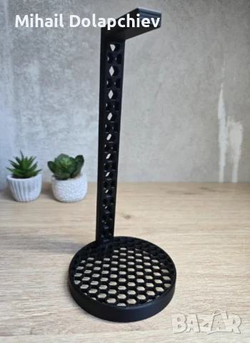 Стойка за слушалки + видео на процеса, снимка 2 - Слушалки за компютър - 51363228