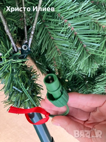 Коледна елха 210см с вградени лед лампички Голяма НОВА, снимка 13 - Декорация за дома - 50164762