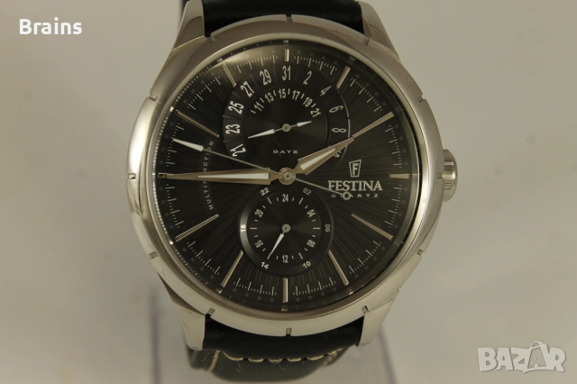 FESTINA Multifunction F16573 Мъжки Стоманен Кварцов Часовник, снимка 4 - Мъжки - 54280909