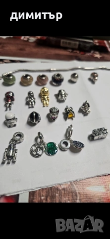 PANDORA с талисмани от колекция Star Wars, снимка 2 - Гривни - 54284777