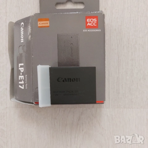 Оригинална батерия Canon LP-E17 (Genuine Battery Pack) – НОВА | За EOS R8, R10, RP, 250D, 850D, снимка 3 - Батерии, зарядни - 54020976