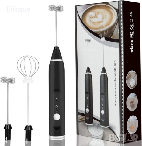 3-скоростен USB електрически пенообразувател, снимка 3 - Друга електроника - 52799885