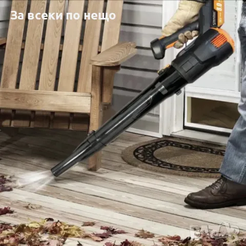 Акумулаторна духалка за листа с две батерии – въздуходувка 36V 8Ah StahlMayer, снимка 4 - Други инструменти - 50337776