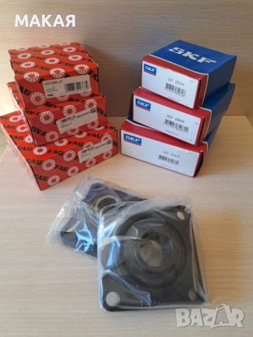 🚜 Комплект лагери с тяло UCF 205-210 за брани и сеялки – НАЛИЧНИ в Плевен (SKF, FAG), снимка 2 - Селскостопанска техника - 53959508