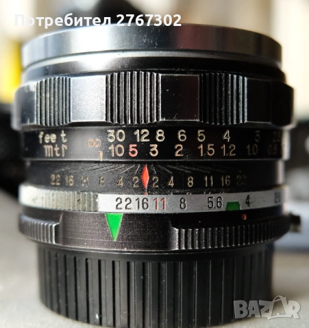 Petri C.C.Orikkor Kuribayashi 50mm f/2 Lens. M42 Mount, снимка 7 - Обективи и филтри - 53654791