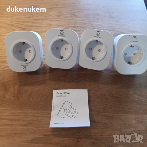 4 бр. WiFi смарт контакт с измерване на консумацията – 16A, снимка 8 - Друга електроника - 53121693