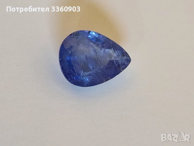 Скъпоценен камък-Танзанит-3.40 карата, снимка 4 - Пръстени - 50850701