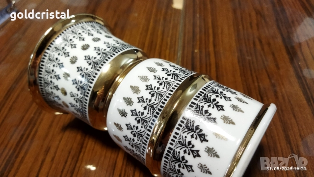 Стар български порцелан ваза , снимка 5 - Антикварни и старинни предмети - 52941385