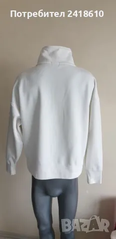 POLO Ralph Lauren Sweatshirt 3/4 Zip Oversize Womens Size L  ОРИГИНАЛ! Дамско Горнище!, снимка 5 - Спортни екипи - 48306262