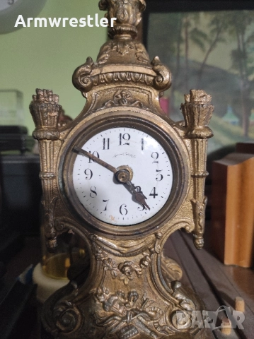 Стар Механичен Часовник с Махало, снимка 2 - Антикварни и старинни предмети - 52108382