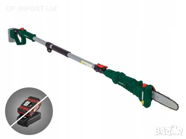 Aкумулаторна Градинска Телескопична Резачка PARKSIDE PAHE 20-Li D4, снимка 2 - Градинска техника - 47038325