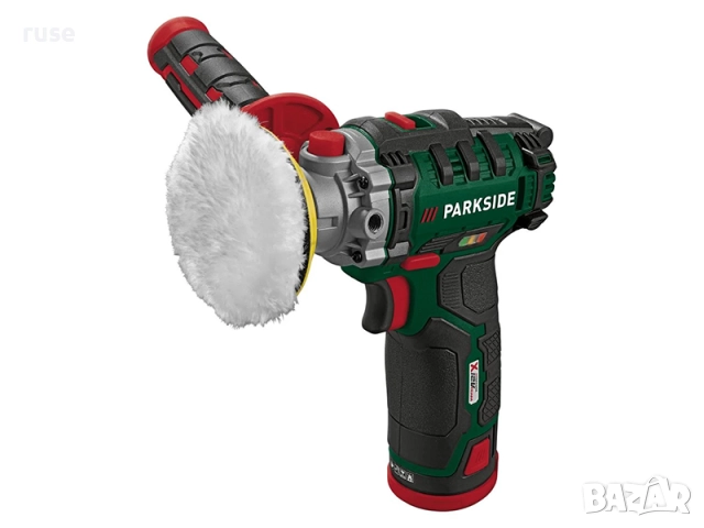 НОВА! Акумулаторна полираща машина Parkside PAAP 12 + батерия + зарядно