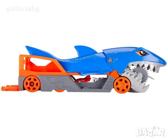 Hot Wheels City - Транспортьор акула с количка, снимка 7 - Коли, камиони, мотори, писти - 45150004