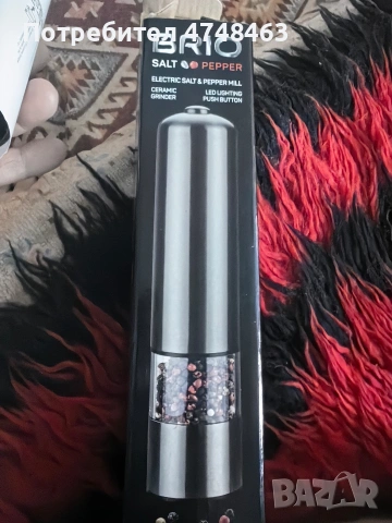 мелачка нова за сол и черен пипер на батерии, снимка 3 - Аксесоари за кухня - 53815086