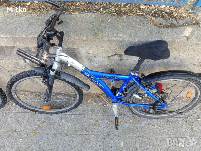 26 цола алуминиев велосипед с 21 скорости усилени капли амортисьори предни като нов в перфектно , снимка 6 - Велосипеди - 51692675