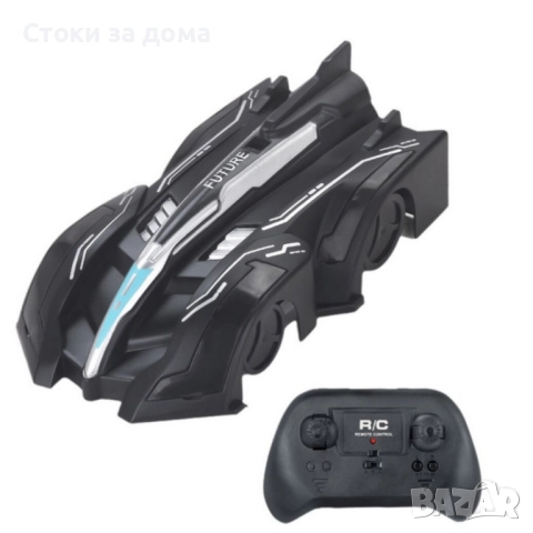 Антигравитационна каскадьорска кола – кара по стени, таван и под Stunt Car 360°, снимка 6 - Коли, камиони, мотори, писти - 52526862