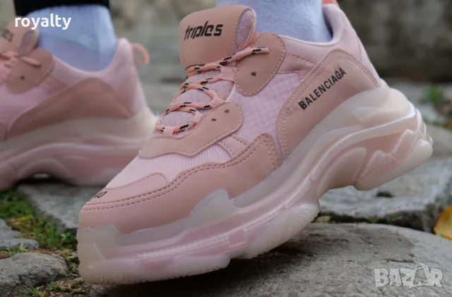 Balenciaga Triple S розови дамски маратонки 